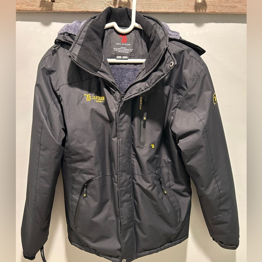 TR Outdoor Jacket with Yellow Accents